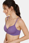Zivame Padded Non Wired 3/4Th Coverage T-Shirt Bra - Imperial Palace — thumbnail 5